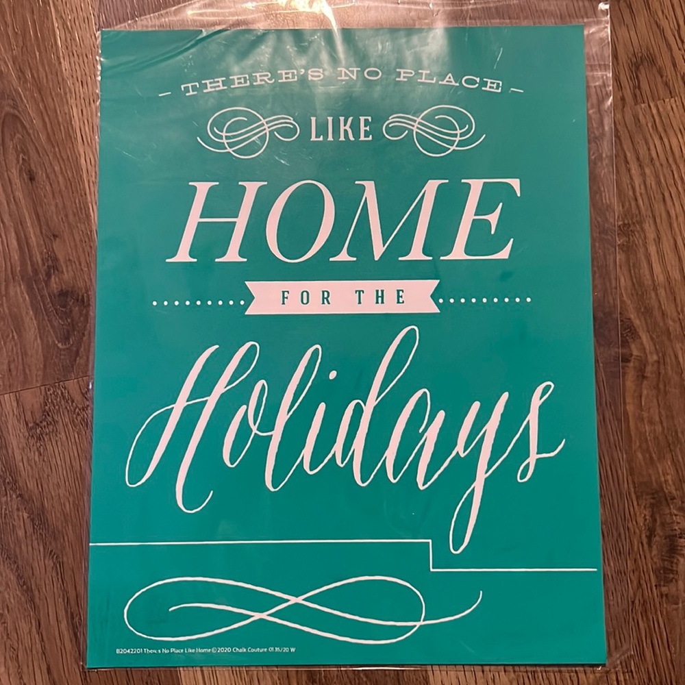 There's No Place Like Home Chalk Couture Transfer Size B